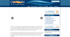 Desktop Screenshot of dictionsoftware.com